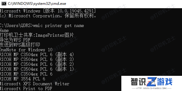使用命令提示符取消打印任务
