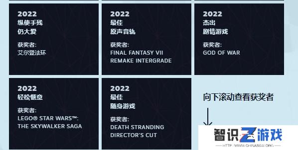 Steam2022年度大奖名单