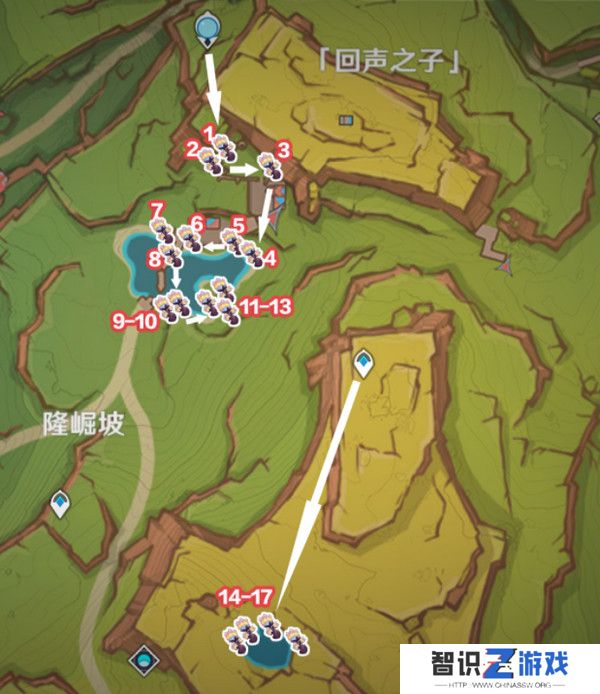 原神肉龙掌采集路线大全 最新96个肉龙掌材料收集汇总[多图]图片2