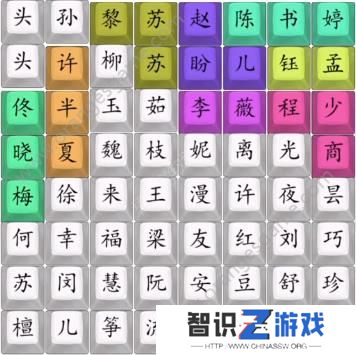 汉字找茬王找到热门女主们2答案 热门女主2连歌词怎么过[多图]图片2