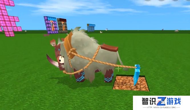 《迷你世界》牛耕地方法