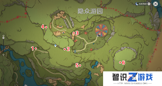 原神隐众游园绮光彩灯解密攻略 隐众游园绮光彩灯位置大全[多图]图片1