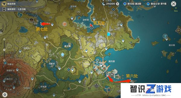 原神璃月钓鱼地点分布图 璃月十一处钓鱼点位置[多图]图片3