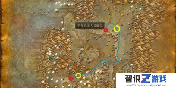 魔兽世界凄凉之地贸易机器人在哪 凄凉之地贸易机器人位置