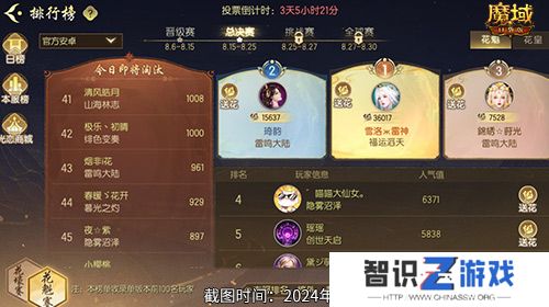 版本第一美女！魔域口袋版花魁赛总决赛即将开幕