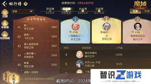 版本第一美女！魔域口袋版花魁赛总决赛即将开幕