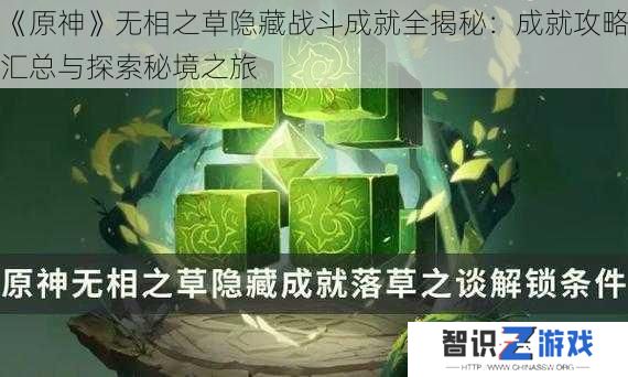 《原神》无相之草隐藏战斗成就全揭秘：成就攻略汇总与探索秘境之旅