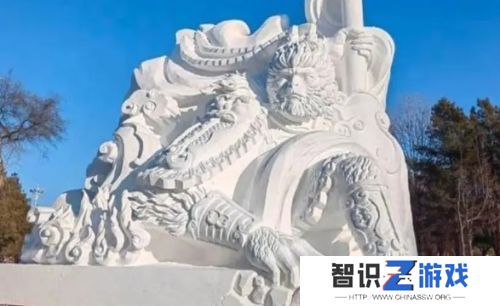 哈尔滨冰雕刻出《黑神话悟空》，还原度令人惊叹，北方也有自己的天命人