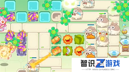 保卫萝卜4梁波波与祝秋秋第14关过关攻略