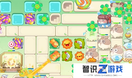 保卫萝卜4梁波波与祝秋秋第14关过关攻略