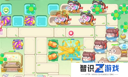 保卫萝卜4梁波波与祝秋秋第14关过关攻略