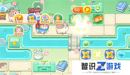 保卫萝卜4梁波波与祝秋秋第12关过关攻略