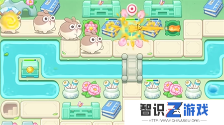 保卫萝卜4梁波波与祝秋秋第12关过关攻略
