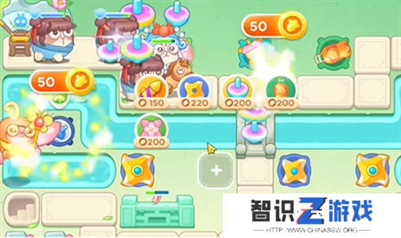 保卫萝卜4梁波波与祝秋秋第12关过关攻略