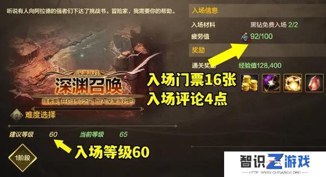 dnf手游65版本深渊怎么开 西部深渊在哪里开启