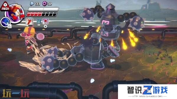 横向卷轴动作《FULL STEAM: Fluffy X Machina》宣布公开
