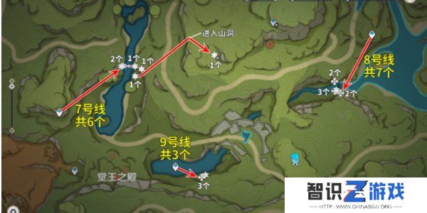 原神劫波莲采集位置分享 原神劫波莲采集分布图