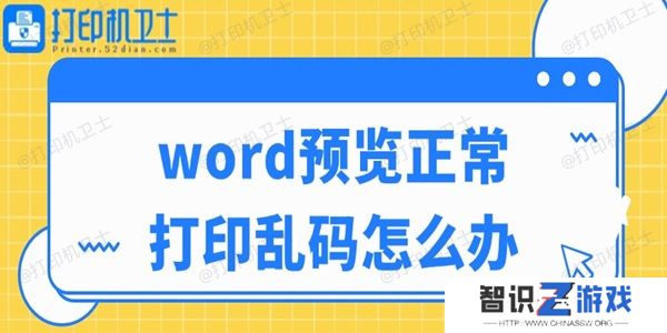 word预览正常打印乱码怎么办