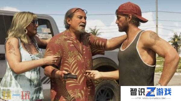 《GTA6》男女主角与其他角**报截图公布