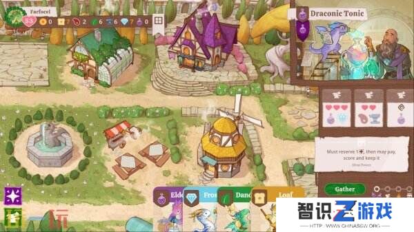 可爱龙回合制桌面游戏《龙焰魔法镇》将登陆Steam平台